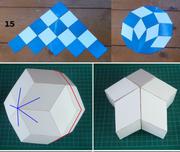dissection of 2D and 3D into rhombs