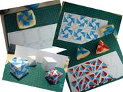 Decorating faces with potato printing and symmetries